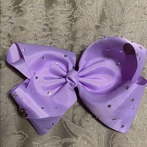 purple jojo siwa hair bow